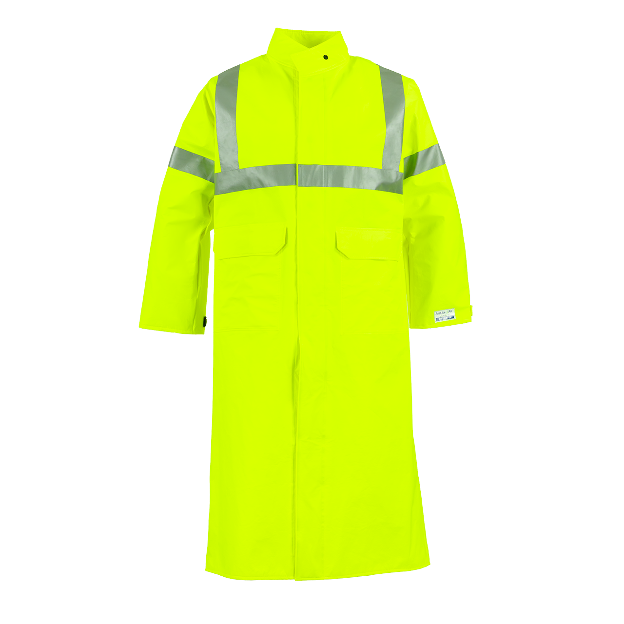 Lightweight FR Rain Coat, ANSI Class 3 Hi Vis Comfortable Rain