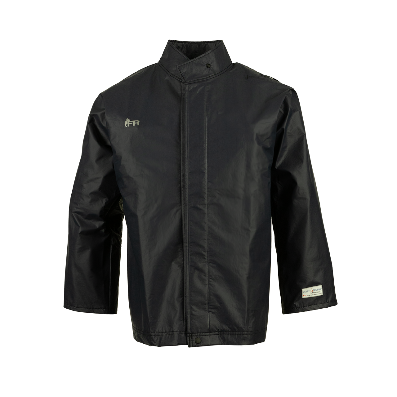PetroStorm FR Rain Jacket | Collar with Hood Snaps | Fall