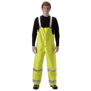 WorkLite Bib Trouser | Fly Front | HiVis Class 3 | DOT