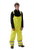 Fluorescent Yellow Omega Hi Vis FR Rain Bib Trouser with Fly Front ANSI 107 Type R Class E - USA Made