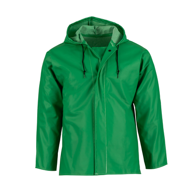 AcidBasic Chemical Splash Resistant Jacket with Attached Hood