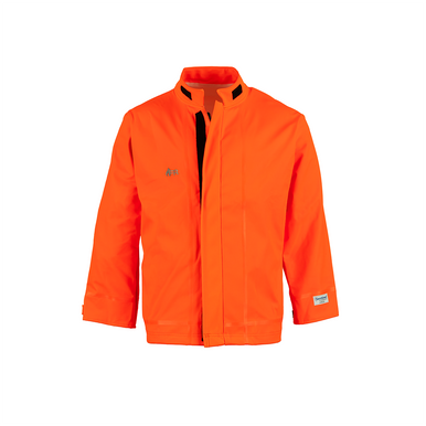 Arc Flash FR Rain Jacket with Elastic Waist USA Made | Sentinel