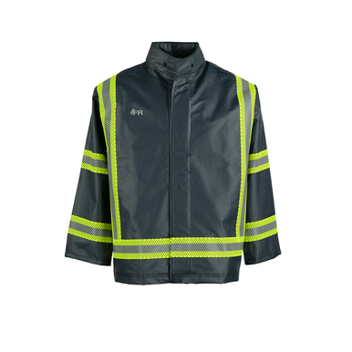 ブリスベン・ブロンコス ウォームアップウェア XL FR Hi Vis Rain Jacket with Reflective Trim | PetroStorm