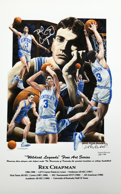 REX CHAPMAN "Wildcat Legend" signed by Rex
