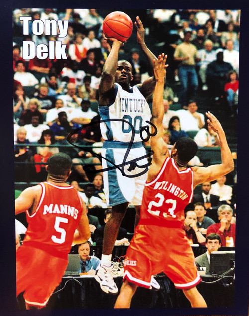 TONY DELK signed 8x10