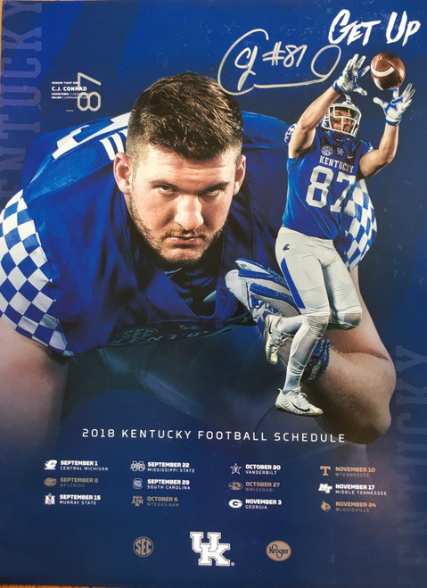 Hand signed by CJ Conrad