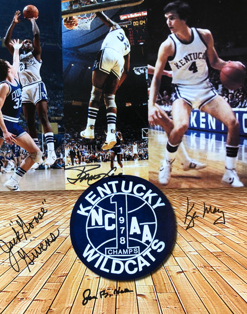 1978 Champions 11x14 signed by Coach Hall, Jack Givens, James Lee and Kyle Macy