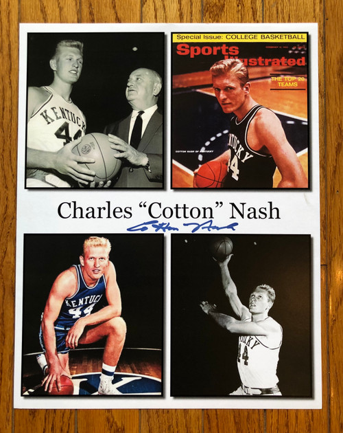 Charles "Cotton" Nash signed 11x14