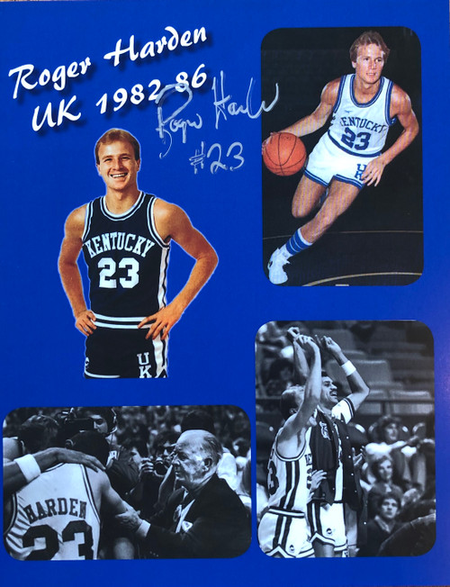 Roger Harden signed 8x10