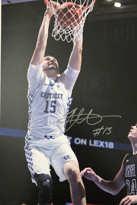 Isaac Humphries signed 11x17