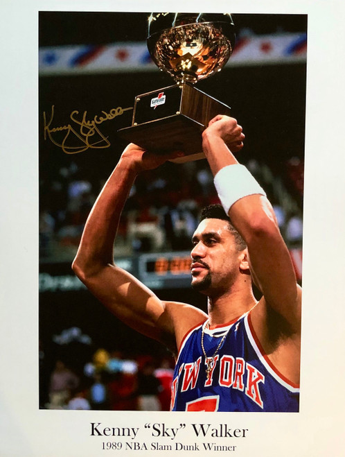 11"W x 14"H print signed by Kenny "Sky" Walker
