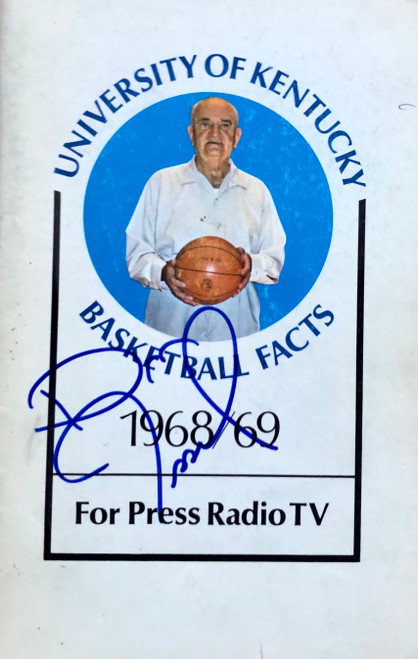 UK Basketball Facts 1968/69 signed Dan Issel
