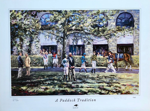 A Paddock Tradition signed by artist Salina Ramsay