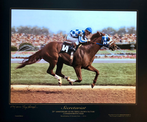 Commemorative Issue of Secretariat 25th Anniversary of his Triple Crown Victory