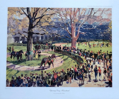 Opening Day, Keeneland by artist Peter Williams