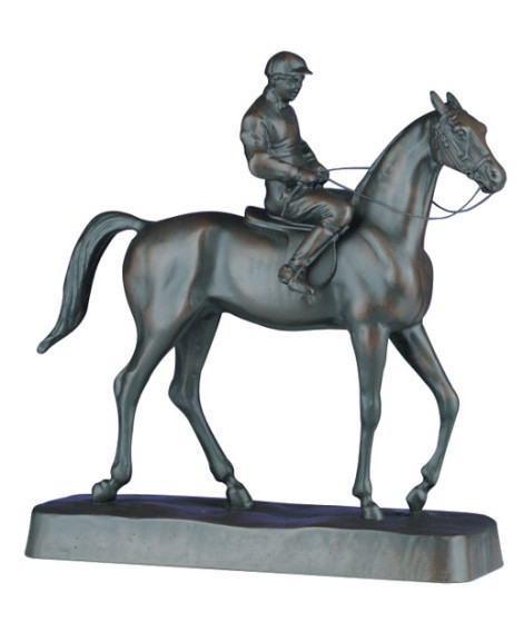Jockey on Horse 10x10