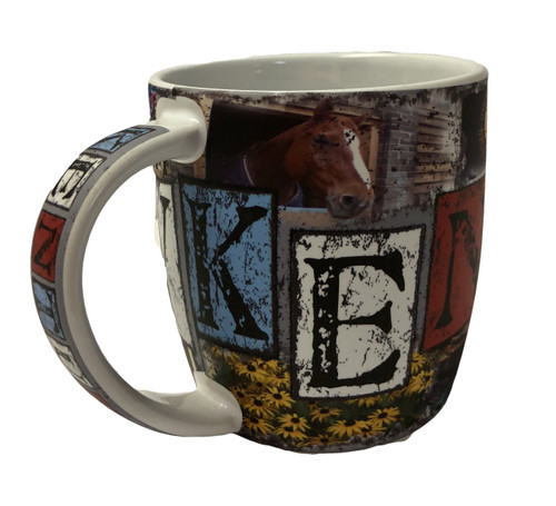 Kentucky Mosaic Coffee Mug
3.75'W x 4"H