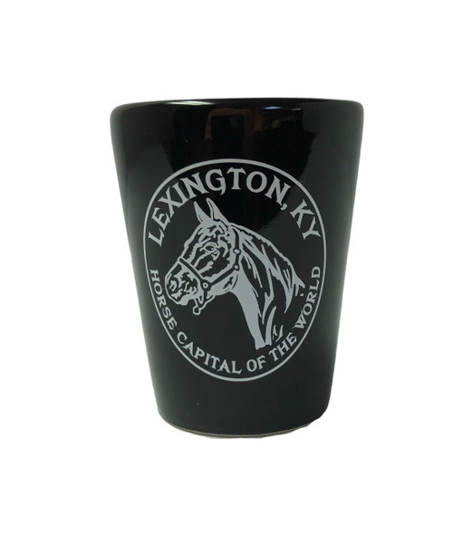 LEXINGTON, KY Horse Head Shot Glass