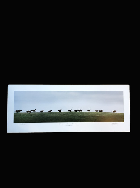 39"W x 15"H signed and numbered