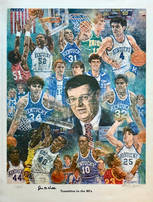 20"W x 26"H print numbered and signed by Joe B. Hall and Artist Mark Wiedmer