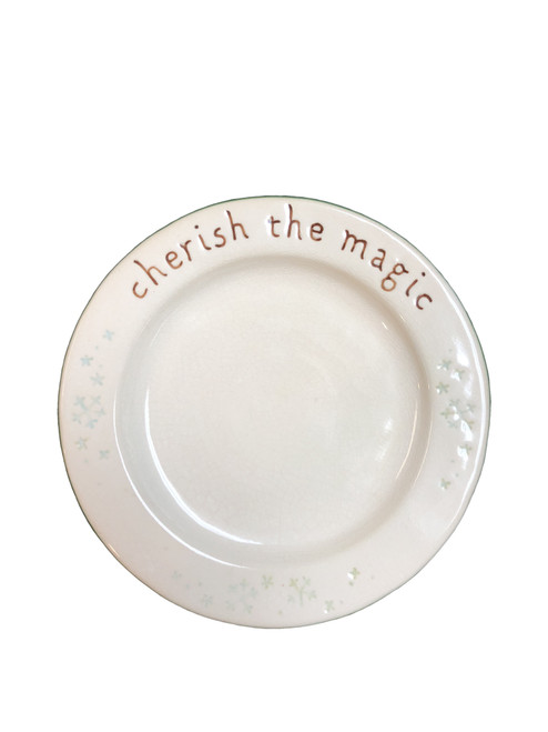 Round plate  8"W x 8"H