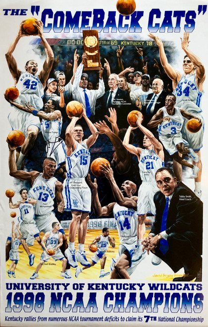 Print size 18"W x 28"H by Artist David Blondell, signed by Wayne Turner