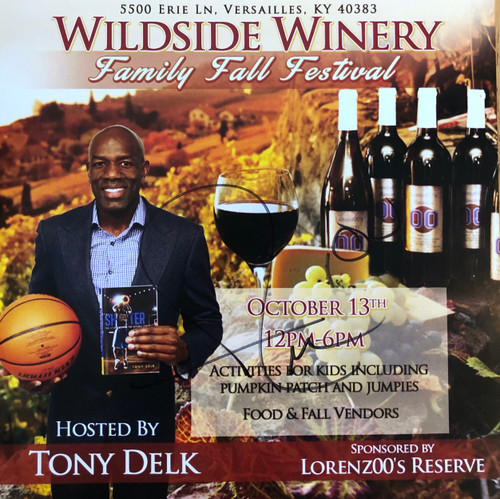 Release print size 12"W x 12"H signed by Tony Delk