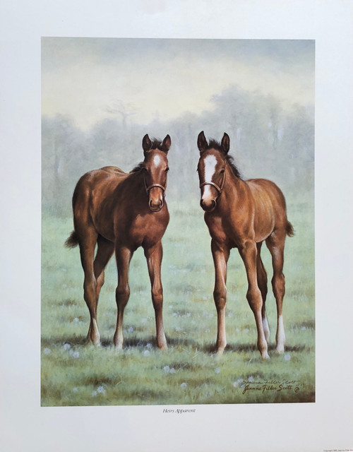 Print size 21"W x 27"H signed and numbered by Artist: Jeanne Fuller Scott