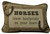 HORSES leave hoofprints on your heart pillow small 12.5Wx8.5H