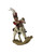 3"w x 4"H x 1"D Toy Soldier on White Rocking Horse Ornament