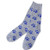 Grey sock/ blue paws fits shoe size 6-12