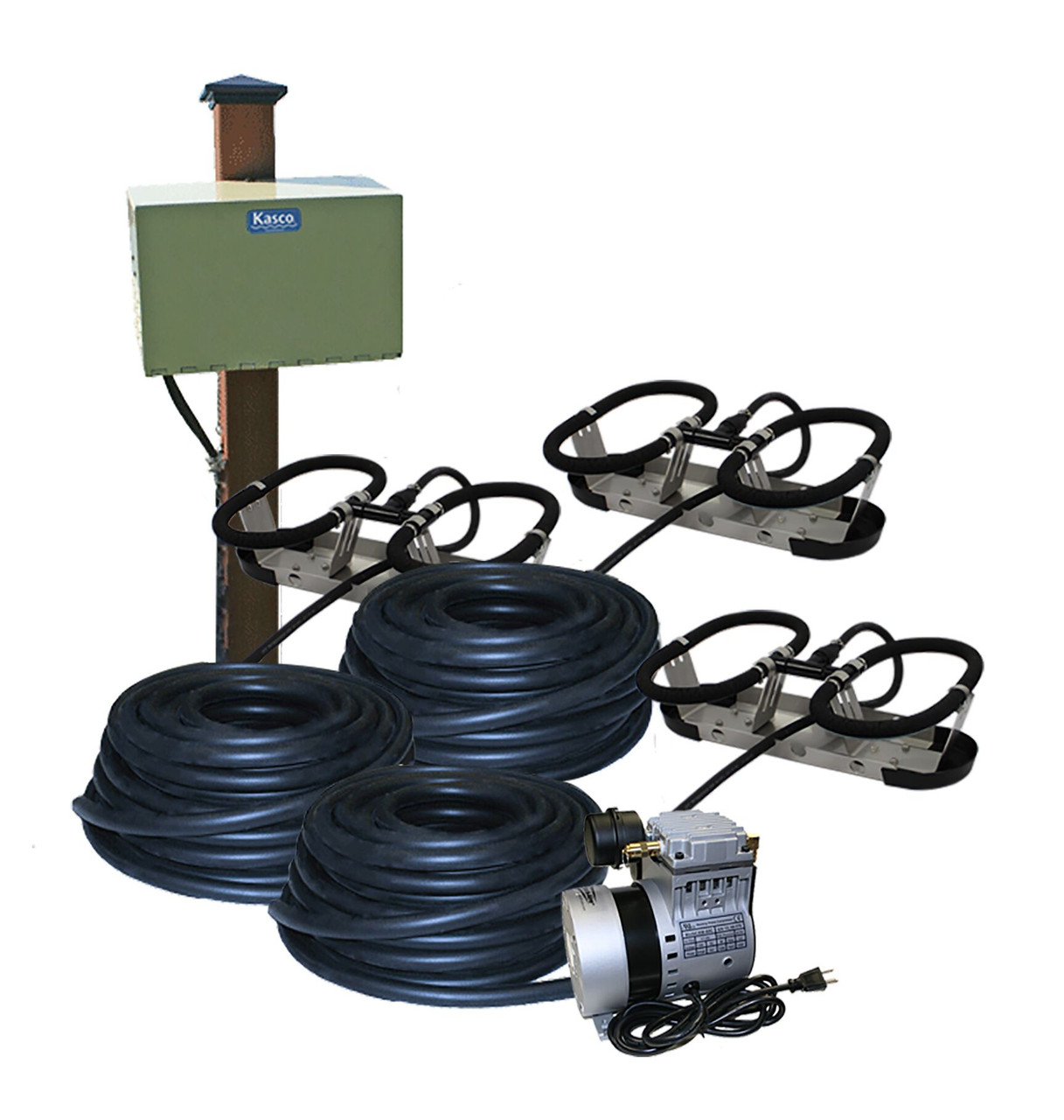 Kasco Robust Aire RA3 Post Mount Cabinet Pond Aeration System
