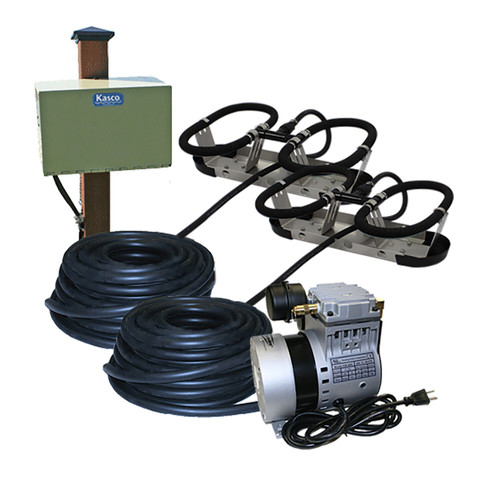 Kasco Robust Aire RA2 Post Mount Cabinet Pond Aeration System