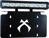 Vision X License Plate Bracket and 12" Xmitter Low Profile Prime 40° Combo