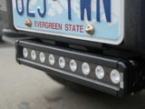 Vision X XIL-LPX910 LED light bar show with optional license plate mounting bracket (not included)