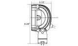 BLUE LED XIL-UM4440B 4" Square 40° BEAM LED Work Light by Vision X.