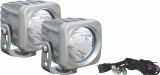OPTIMUS SQUARE SILVER 1 10W LED 20° MEDIUM KIT OF 2 LIGHTS. Vision X XIL-OP120SKIT