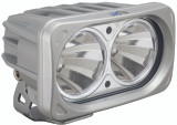 OPTIMUS SQUARE SILVER 2 10W LEDS 60° FLOOD. Vision X XIL-OP260S