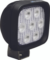 4" SQUARE UTILITY MARKET BLACK WORK LIGHT SEVEN 3-WATT LED'S 40 DEGREE WIDE BEAM. Vision X XIL-UM4440.4300k