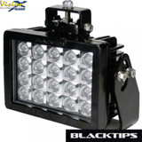 20 LED WORKLIGHT, 140 WATTS 10° Spot Beam Blacktips BLB072010