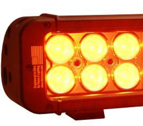 5" Amber Xmitter Prime LED Light Bar Six 3-Watt LED's 10° Narrow Beam - Vision X XIL-P610A 4006973