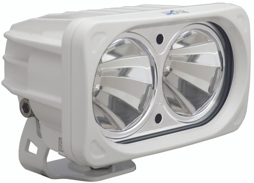 OPTIMUS SQUARE WHITE 2 10W LEDS 60° FLOOD - Vision X XIL-OP260W 9139722