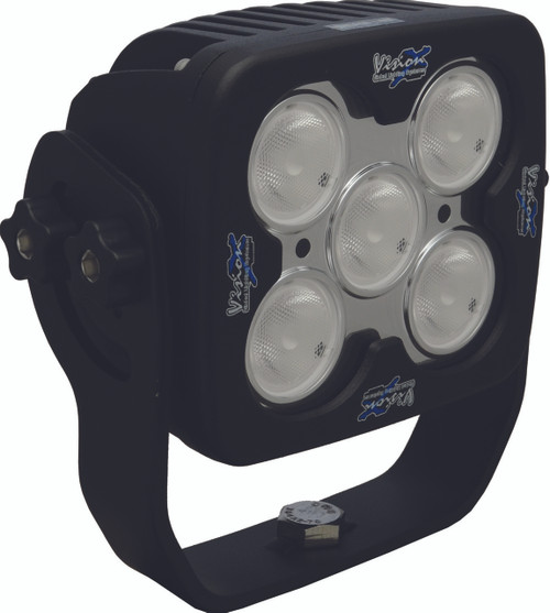 4" SQUARE SOLSTICE PRIME BLACK FIVE 10-WATT LED 40 DEGREE WIDE BEAM. Vision X XIL-SP540.4300k