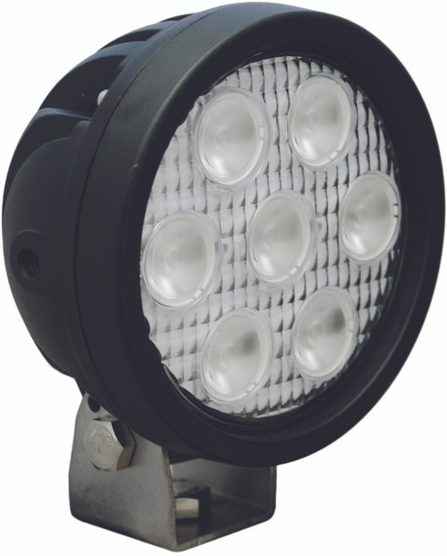 4" ROUND UTILITY MARKET BLACK WORK LIGHT SEVEN 3-WATT LED'S 60 DEGREE EXTRA WIDE BEAM. Vision X XIL-UM4060.4300k