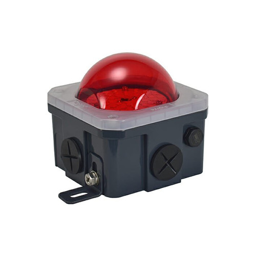 10-Watt Junction Box Lighting Red Lens - LSGSM40180PCVR