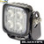 4 LED WORKLIGHT, 28 WATTS  60° Flood Beam  Blacktips  BLB050460