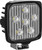 VISION WORK LIGHT SERIES SQUARE SIX 5-WATT LEDS 40 DEGREE FLOOD PATTERN WITH DUETSCH CONNECTOR Vision X VWS050640 9911366