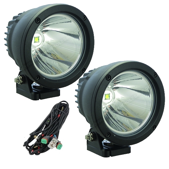 Flood Beam Cannon LED Light Kit. 2 Light Cannons, Two