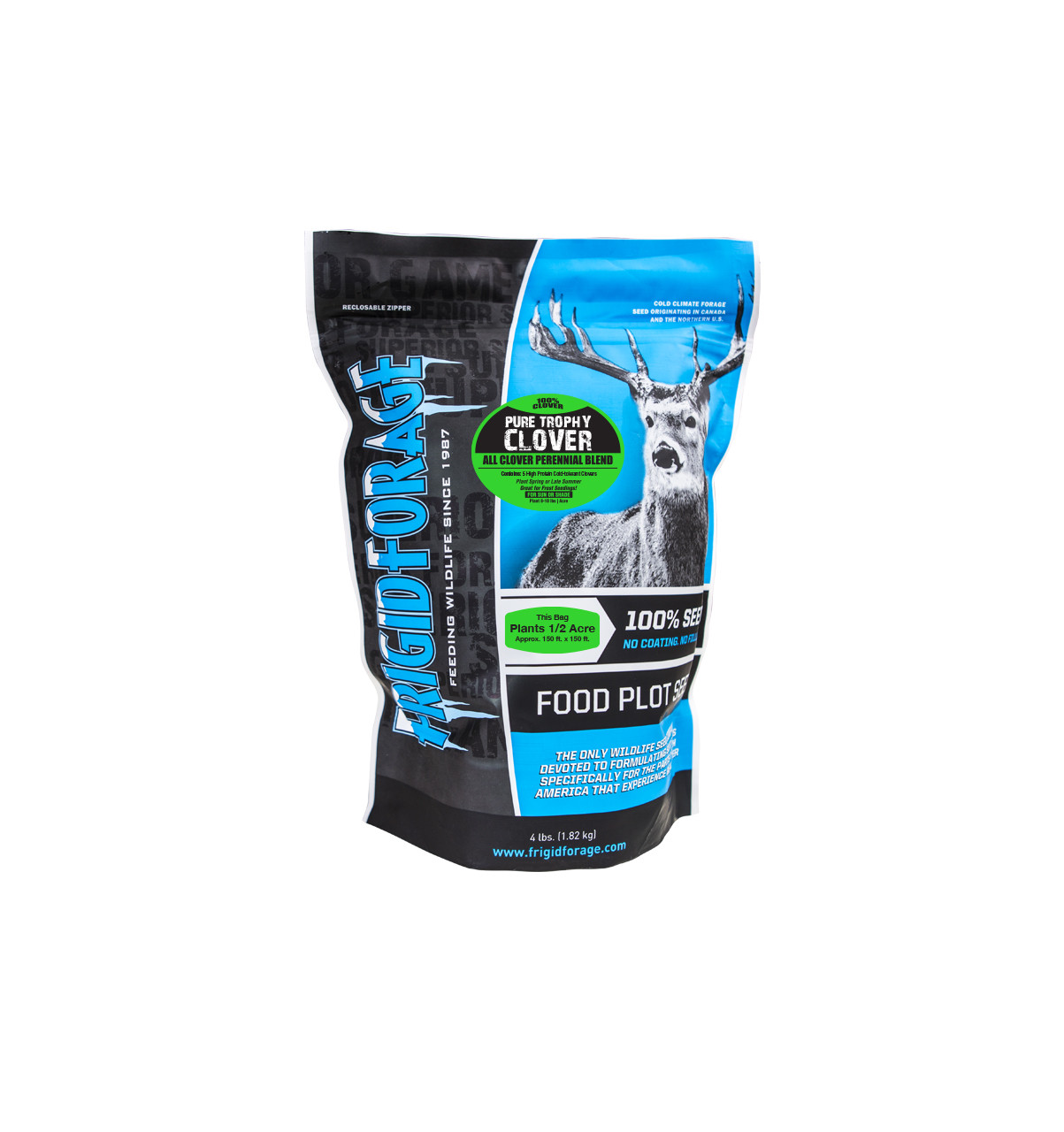 Pure Trophy Clover - 4 lb / 1/2 Acre Bag - Frigid Forage