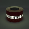 SafetyTac® Glowstripe: Caution: Step Down - Inline Printed Floor Marking Tape SafetyTac® Glowstripe: Caution: Step Down - Inline Printed Floor Marking Tape